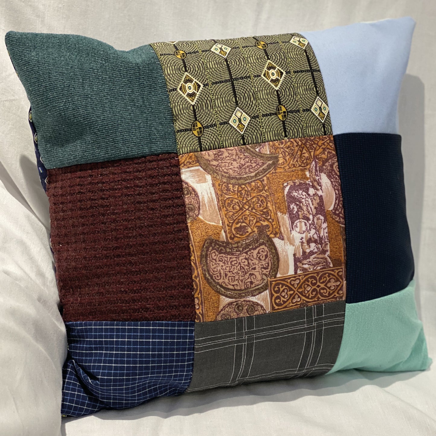 Large Memory Keepsake Patchwork Cushion