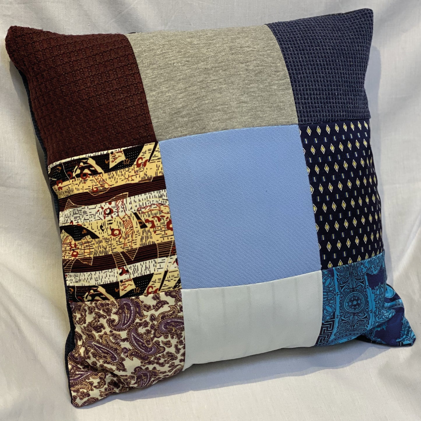 Large Memory Keepsake Patchwork Cushion