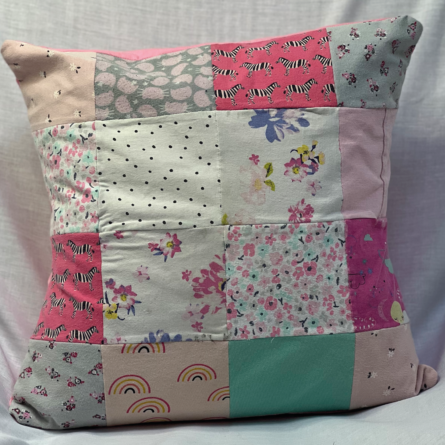 Large Memory Keepsake Patchwork Cushion