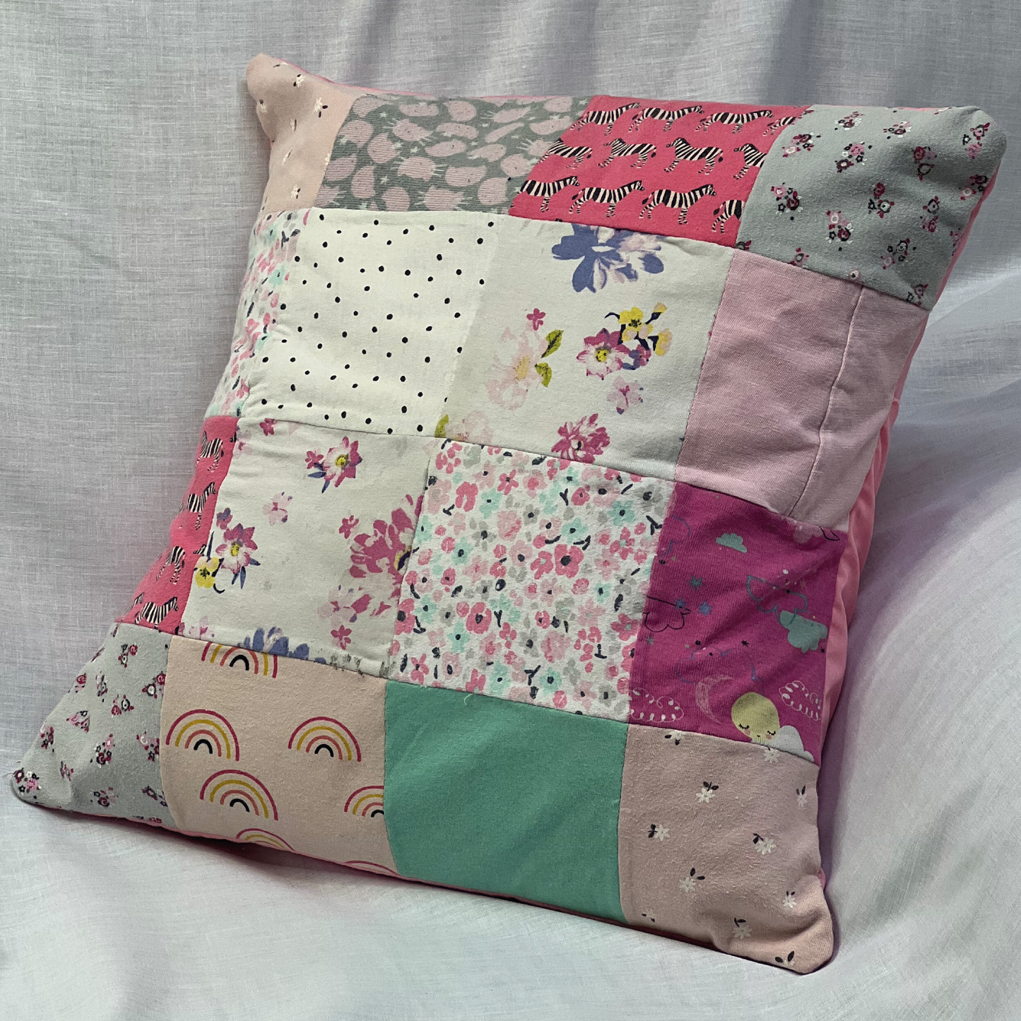 Large Memory Keepsake Patchwork Cushion