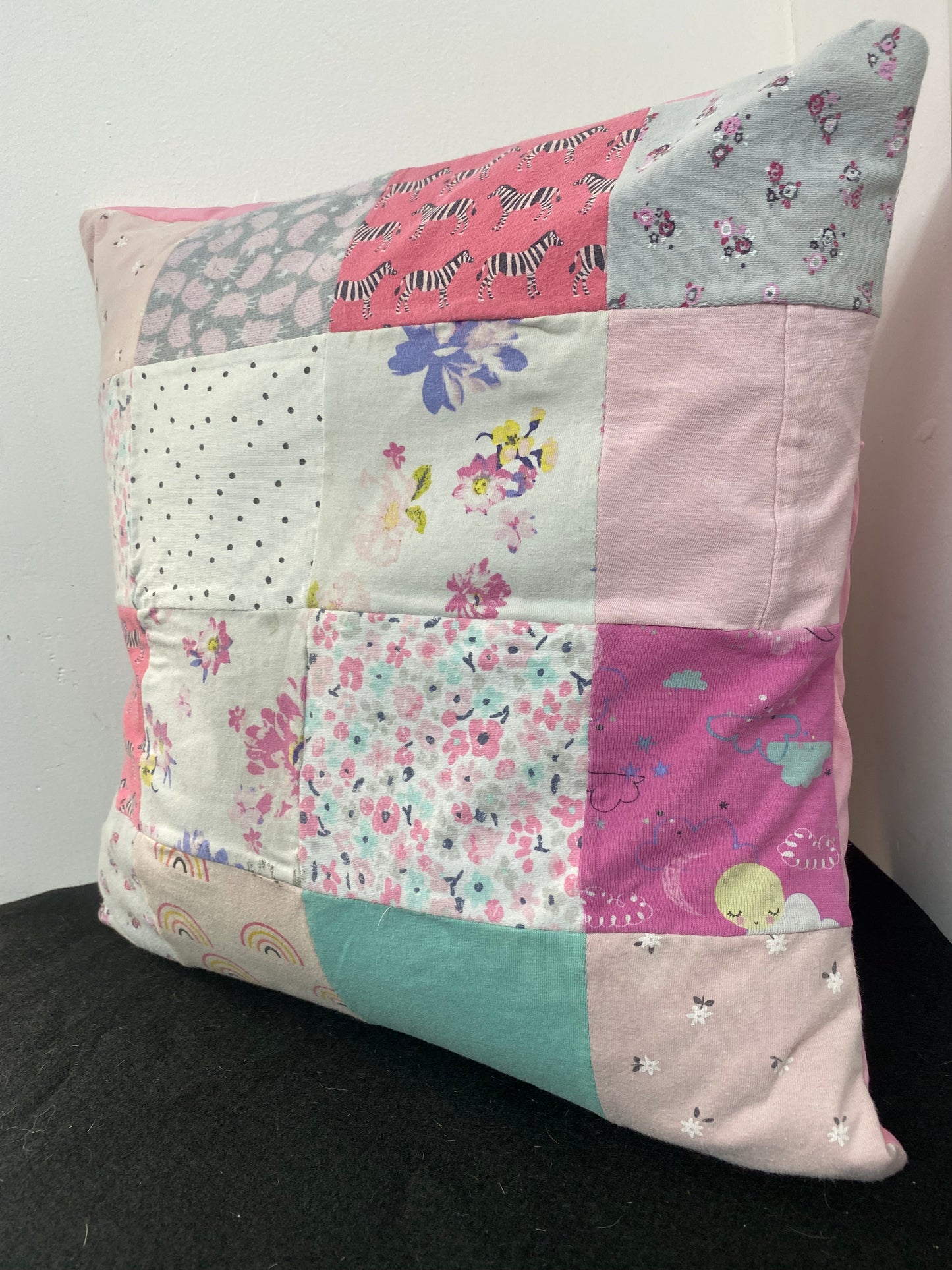 Large Memory Keepsake Patchwork Cushion